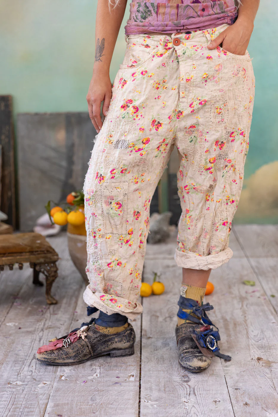 Cotton Linen Miner Pants