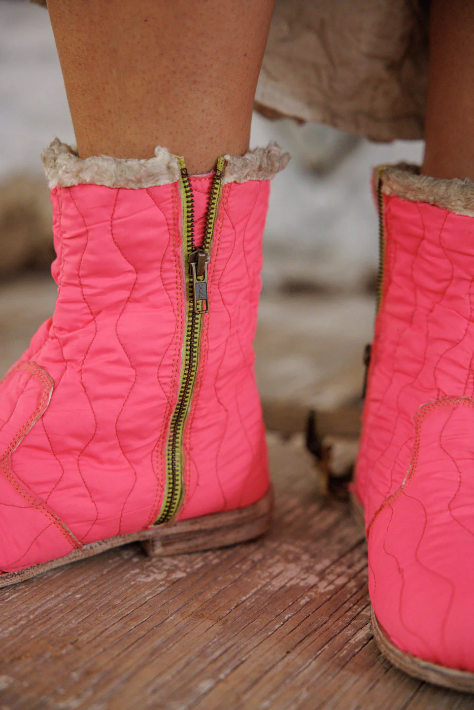 Quilted Ranchero Boots - 39