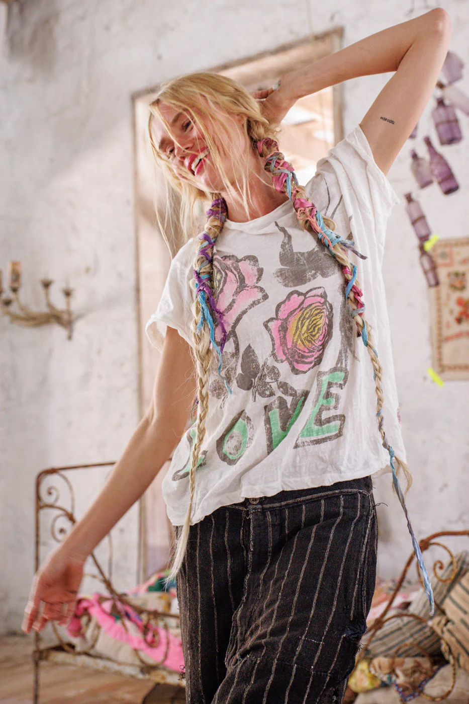 Victorian Love Birds Tee